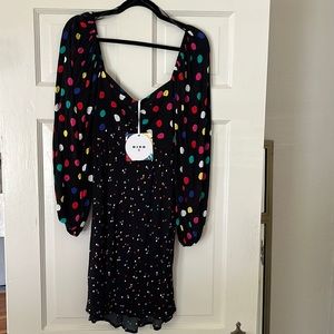 Rixo for Target Multi Color Polka Dot Dress